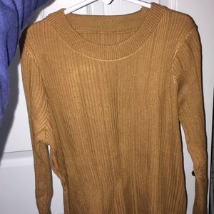 orange/brown long sleeve
